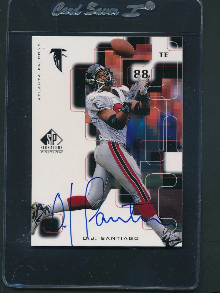 1999 SP Signature Edition #OJ O.J. Santiago Falcons Signed Auto *C4986 - Image 1 of 1