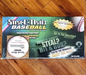 Stratomatic Strat-O-Matic Baseball Fantasy Sport Gioco da Tavolo 2012 NUOVO E SIGILLATO! - Foto 1 di 11