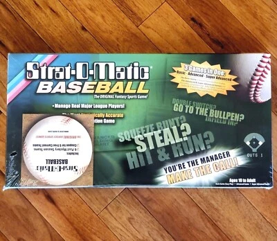 Stratomatic Strat-O-Matic Baseball Fantasy Sports Board Game 2012 NEW & SEALED! - Image 1 of 4