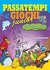 Passatempi e Giochi Junior, Labirinti, Sudoku, Sequenze, Logica, 100 Pagine - Foto 1 di 10