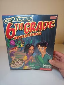 ClueFinders 6th Grade Adventures Sixth Learning Windows Brand New And Sealed! - Picture 1 of 6