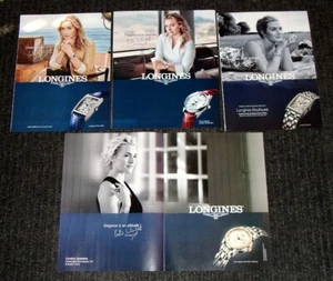 Lote de 4 - Relojes LONGINES ANUNCIOS IMPRESOS DE 1 PÁGINA Y 2 PÁGINAS KATE WINSLET 2012-2021 - Imagen 1 de 1