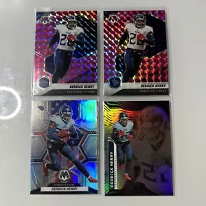 (4) Derrick Henry 2021 Panini Mosaico Rosa Camuflaje Prizm #196 Illusions SP Plata - Imagen 1 de 6