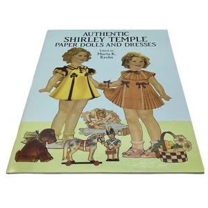 Vintage Authentic Shirley Temple Paper Dolls and Dresses New Uncut 1991 Dover - Picture 1 of 5
