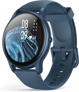 Smart Watch for Men - Waterproof Fitness Tracker, Heart & Sleep Monitor, Blue - Picture 1 of 11