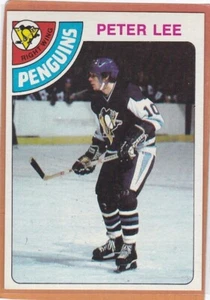 1978-79 TOPPS HOCKEY PETER LEE ROOKIE #244 PENGUINS NM/NM+ *A10632 - Picture 1 of 1