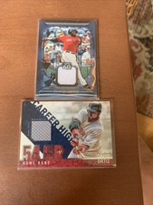 David Ortiz jersey: 2011 Topps 60 Memorabilla, 2015 Topps Career Hign 54 HR