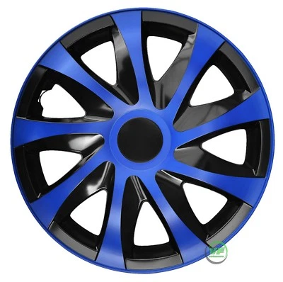 Radkappen Radzierblenden 15 Zoll Blau-Draco Cs 4Er Set - Bild 1 von 4