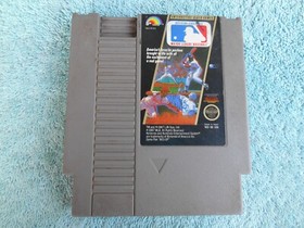 MAJOR LEAGUE BASEBALL 1987 RARE NINTENDO NES.  CLEAN!
