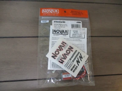 NOVAK #5460 3A UNIVERSAL BEC BATTERY ELIMINATOR 2S LIPO OR 4-8 NI-MH NOS - Imagem 1 de 3