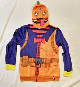 FORTNITE Full Zip Burger Hoodie Face Mask Kid's XXL 2019 Epic Games - Picture 1 of 7