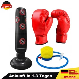 Boxsack Set Boxhandschuhen Punching Bag Sandsack mit Handschuhe Boxset DE - Bild 1 von 14