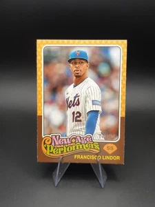 2024 Topps Heritage #NAP-11 Francisco Lindor New Age Performers New York Mets - Imagen 1 de 2