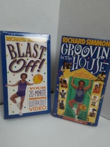 Richard Simmons Blast Off & Groovin In The House Vhs Tapes - Picture 1 of 7
