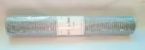 21 inch x 10 yards Deco Poly Mesh Ribbon - Silver - Picture 1 of 3