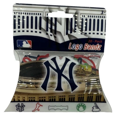 New York Yankees MLB Forever Collectibles - Logo Bandz (20 Pack). New  - Image 1 of 4