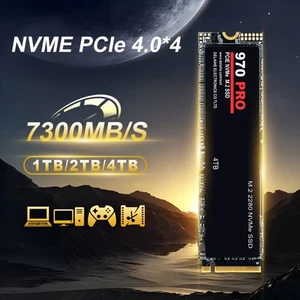 970 PRO PCIe 4.0 NVMe M.2 Festplatten-SSD 1TB/2TB/4TB interne Solid State Drive - Afbeelding 1 van 20