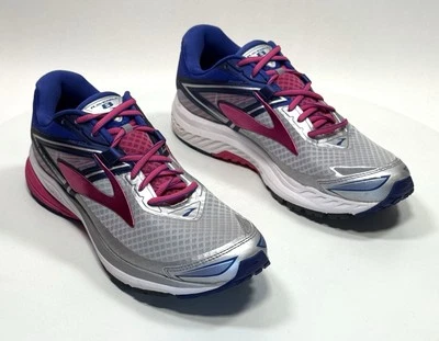Brooks Ravenna 8 Shoes Womens 11 Gray Blue Pink Running Sneakers 1202381B089 - Image 1 of 4