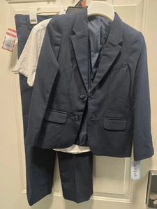 NWT Cat & Jack Boys Suit : **JACKET IS 7* *PANTS SIZE 8* "W.Nation SHIRT is 8" - Picture 1 of 21