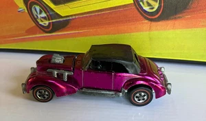 🔥 Hot Wheels Redline Classic Cord Beautiful Light Magenta With Original Top🔥 - Picture 1 of 9