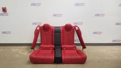 15 LEXUS RC F SPORT COMPLETE REAR SEAT ASSEMBLY RED LEATHER Foto 1 de 4