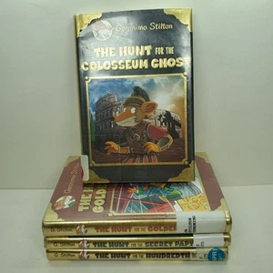 GERONIMO STILTON: THE HUNT SERIES SET OF BOX (4 BOOKS) Hardcover - Picture 1 of 4