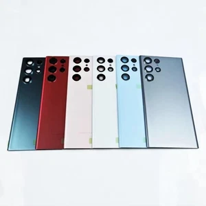 Akku Rückseite Glas Cover mit Kameralinse für Samsung Galaxy S22 Ultra Ersatz - Bild 1 von 20