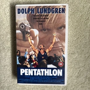 Pentathlon Vhs Ex Rental Big Box - Dolph lundgren 1994 couple of small white mar - Imagen 1 de 5