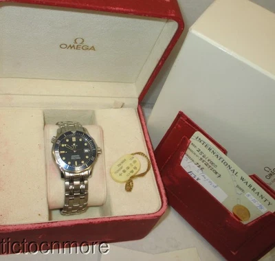 RELOJ RETRO OMEGA SEAMASTER PRO DIVERS PARA HOMBRE 2561.80.00 ESFERA AZUL ONDA + CAJA/TARJETA Foto 1 de 4