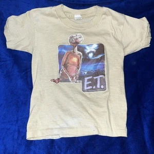 Vintage 1982 Universal City E.T. Single Stitch T-Shirt Kids M 6-8 - Picture 1 of 8