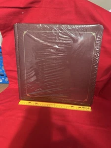 Creative Memories 12x12 Bergundy Album Scrapbook White Pages - Picture 1 of 9