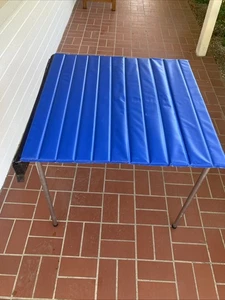 Camp Time Roll-A-Table blau aufrollbarer Campingtisch 32" x 32" x 28" - Bild 1 von 7