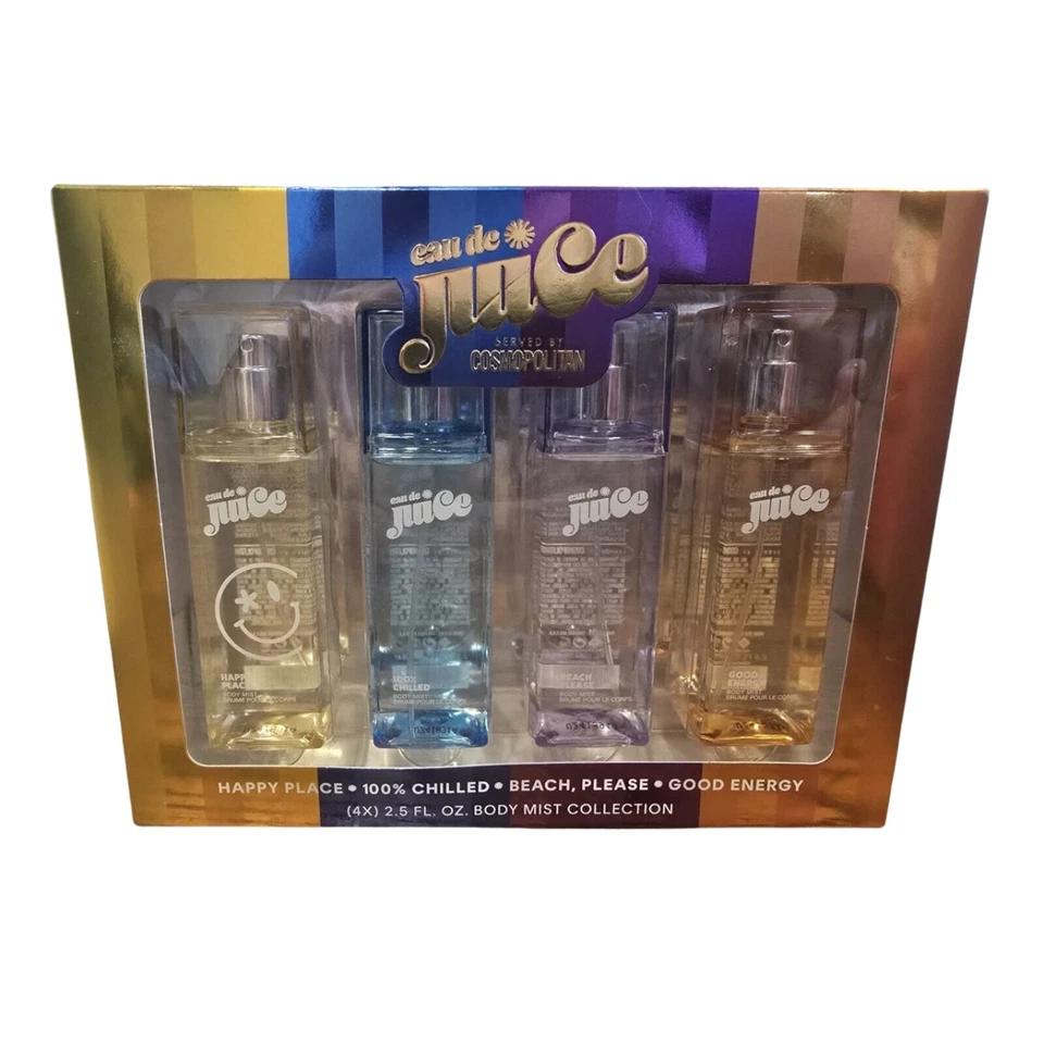 Eau De Juice Body Mist Set Cosmopolitan 2.5 oz Women Fragrance Gift Collection