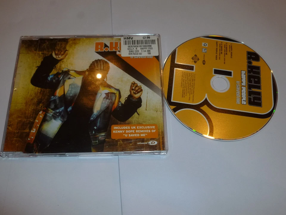 R KELLY - Happy People - Rare 2004 UK 3-track CD single - Image 1 of 1