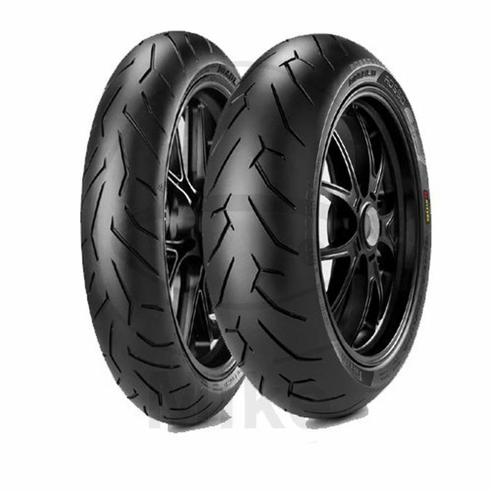 120/70ZR17 58W FR PIRELLI DIABLO ROSSO 2K FOR KTM 1190 RC8 2008-2011 - Image 1 of 2