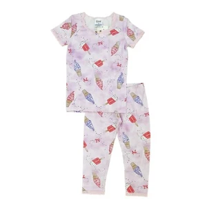 Esme Girls Pajamas Sleepwear 3 4 5 6 7 8 10 12 short sleeve Top Leggings SF93757 - Picture 1 of 7