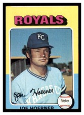 1975 Topps (Low Grade) #629 JOE HOERNER Kansas City Royals ~C2G