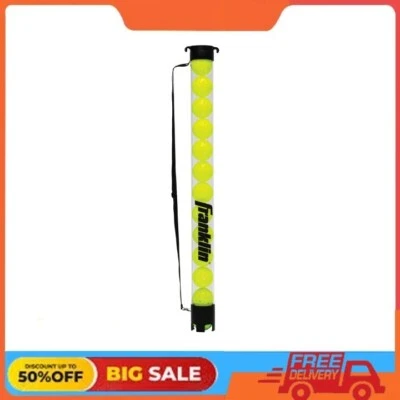 Tubo tolva pickleball Franklin Sports + soporte - tubo superior recogedor de 12 bolas Foto 1 de 4