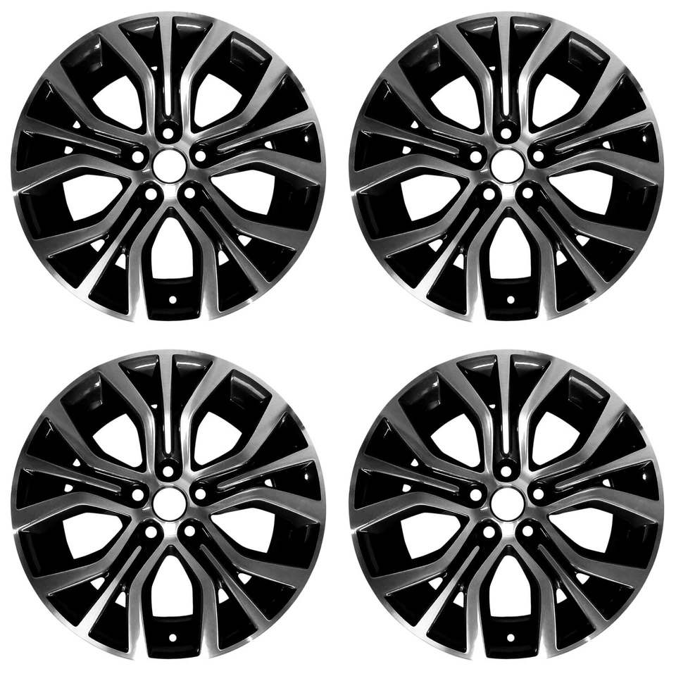 Conjunto de jantes Mitsubishi Outlander Sport 2016 2017 2018 2019 18" fabricante de equipamento original - Imagem 1 de 1