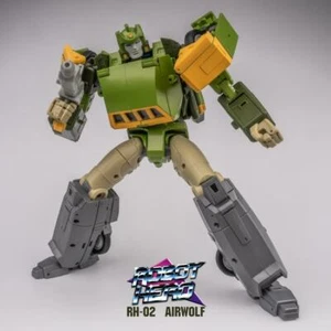 IN STOCK New Robot Hero RH02 RH-02 AirWolf Transform Robot Action Figure - Picture 1 of 10