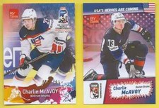 2017 2018 BY Cards IIHF World Championship Charlie McAvoy
