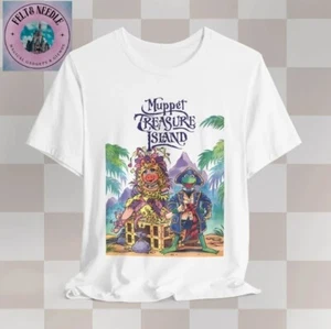 Muppet Treasure Island Kermit and Miss Piggy Tee T-Shirt - Picture 1 of 3