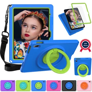 Kids-Proof Rotating Stand Case For iPad 5th 6th 7th 8th 9th 10th 11th Gen (A16) - Picture 1 of 41