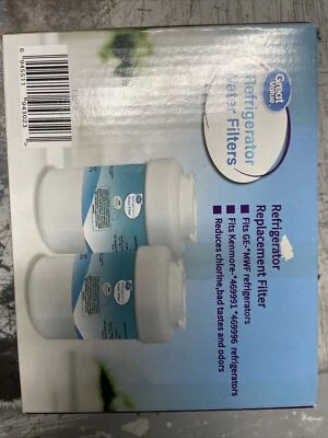 Great Value Refrigerator Replacement Filters- Fits GE  - 2 PK L2 - Image 1 of 2
