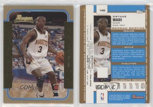 2003-04 Bowman Rookies Gold Dwyane Wade #149 Rookie RC HOF