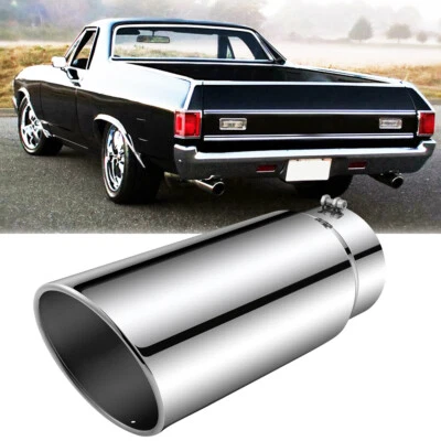 5" Inlet 6" Outlet 15" Long Exhaust Tip Stainless For Chevrolet El Camino 83-87 - Image 1 of 4
