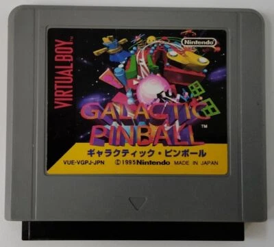 Nintendo Virtual Boy Galactic Pinball Japan Version Cartridge Only 5978 SP - Image 1 of 2