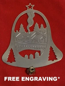 FREE Personalized Engraving Engraved Gloria Duchin Cabin Christmas Ornament - Picture 1 of 4