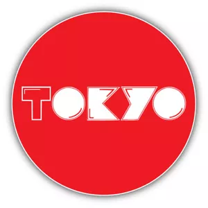 Adesivo decalcomania paraurti auto etichetta viaggio città Tokyo - ''TG.'' - Foto 1 di 1