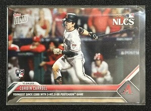 2023 Topps Now Card #1040⚾️Corbin Carroll RC SP🔥3-Hit, 2-SB Postseason GM